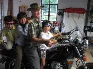 4 ‘Boys’ on a Bike
